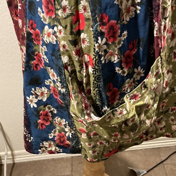 Cellabie tunic shirt dress Xl floral pattern - Picture 4 of 8